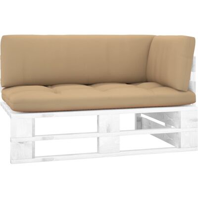 Outdoor-ecksofa Paletten Kiefernholz Imprägniert Weiß Vidaxl Outdoor-ecksofa Paletten Kiefernholz Imprägniert Weiß Vidaxl