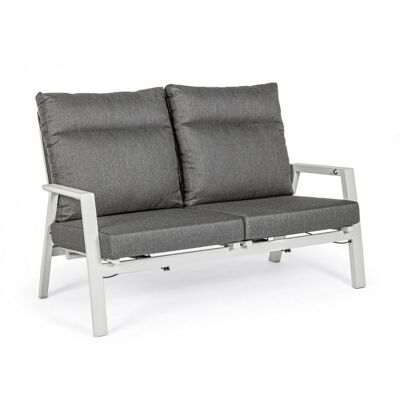 BIZZOTTO Lounge 'kledi' Mit Kissen Aus Aluminium Und Texilene Für Garten Und Terrasse -sofa / Weiss BIZZOTTO Lounge 'kledi' Mit Kissen Aus Aluminium Und Texilene Für Garten Und Terrasse -sofa / Weiss