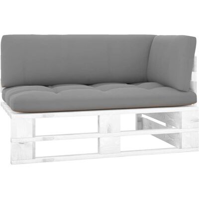 Outdoor-ecksofa Paletten Kiefernholz Imprägniert Weiß Vidaxl Outdoor-ecksofa Paletten Kiefernholz Imprägniert Weiß Vidaxl