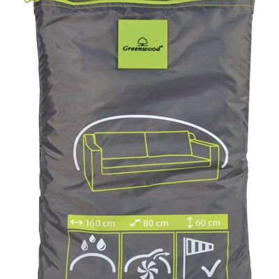 MOIA SPA Moia Cover Für 2-sitzer-sofa 160x80 Cm Polyester Wasserdicht Grau MOIA SPA Moia Cover Für 2-sitzer-sofa 160x80 Cm Polyester Wasserdicht Grau