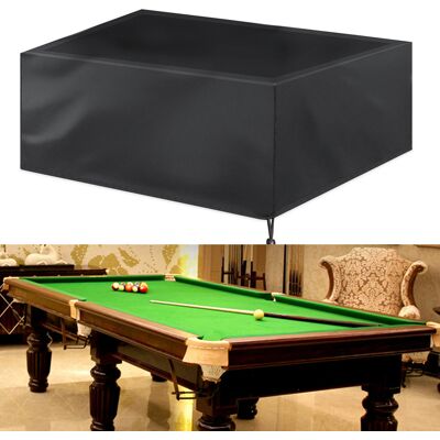 TRUVO Schwarze Billardtischabdeckung, 2,13 M (7 Fuß), Vollständiger Schutz TRUVO Schwarze Billardtischabdeckung, 2,13 M (7 Fuß), Vollständiger Schutz