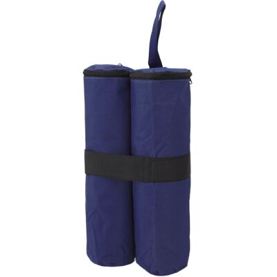 HEAT Zeltgewichtssack Mit Klettverschluss – Fester Gewichtssack Für Zelte, Markisen Und Sonnenschirme – Marineblau HEAT Zeltgewichtssack Mit Klettverschluss – Fester Gewichtssack Für Zelte, Markisen Und Sonnenschirme – Marineblau