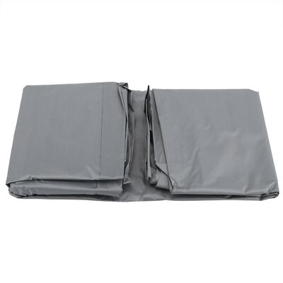 HEAT Wasserdichte Schutzhülle Für Runde Outdoor-tische, Schutz Für Garten- Und Terrassenmöbel, Grau, Uv- Und Regenbeständig, 160 Cm Terrassenabdeckung HEAT Wasserdichte Schutzhülle Für Runde Outdoor-tische, Schutz Für Garten- Und Terrassenmöbel, Grau, Uv- Und Regenbeständig, 160 Cm Terrassenabdeckung