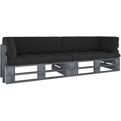 Maisonchic Kiefernholz 2-Sitzer Paletten Sofa - Innen/Außen Maisonchic Kiefernholz 2-Sitzer Paletten Sofa - Innen/Außen