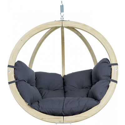 Ubiquiti Amazonas - Hängesessel Globo Chair Anthracite Inkl. Sitzkissen Und Spiralfeder Ubiquiti Amazonas - Hängesessel Globo Chair Anthracite Inkl. Sitzkissen Und Spiralfeder