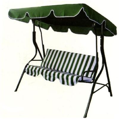 HOMEGARDEN Stahl-Gartenschaukel - 170x110x153 cm - Grün HOMEGARDEN Stahl-Gartenschaukel - 170x110x153 cm - Grün