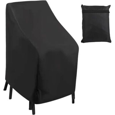 OEM Gartenstuhl-überzug - Gartenmöbel-überzüge - Wasserdichte Schutzhülle Für Gartenmöbel - Schutzhülle Für Gartenstühle - Überzug Für Stapelstühle - 89 X 89 X 120 Cm - Schwarz - 210d Oxford-gewebe OEM Gartenstuhl-überzug - Gartenmöbel-überzüge - Wasserdichte Schutzhülle Für Gartenmöbel - Schutzhülle Für Gartenstühle - Überzug Für Stapelstühle - 89 X 89 X 120 Cm - Schwarz - 210d Oxford-gewebe