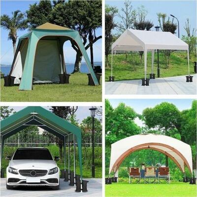 OEM Sandgewichte – Für Pavillon, Laube, Sonnenschirm, Pergola, Faltzelt – Schwarz – 4er-pack OEM Sandgewichte – Für Pavillon, Laube, Sonnenschirm, Pergola, Faltzelt – Schwarz – 4er-pack