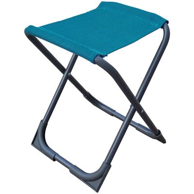 Spetebo - Metall Klapphocker Petrol Grau - 36 X 32 Cm - Faltbarer Angel Und Camping Hocker Spetebo - Metall Klapphocker Petrol Grau - 36 X 32 Cm - Faltbarer Angel Und Camping Hocker