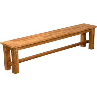 Teakholz-sitzbank Abacus Recyceltes Teak 250x35x47 Cm Gartenbank Holzbank - Inko Teakholz-sitzbank Abacus Recyceltes Teak 250x35x47 Cm Gartenbank Holzbank - Inko