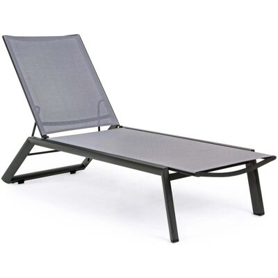 BIZZOTTO Sonnenliege "cruise" Aus Lackiertem Aluminium Mit Rädern, Ideal Für Schwimmbäder Und Gärten -anthrazit / 4-teiliger Bausatz BIZZOTTO Sonnenliege "cruise" Aus Lackiertem Aluminium Mit Rädern, Ideal Für Schwimmbäder Und Gärten -anthrazit / 4-teiliger Bausatz