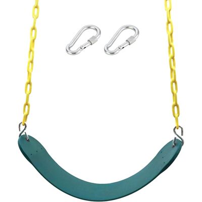 XISRENS Robuste, 168 Cm Lange Kette, Kunststoffbeschichtet, Ersatz-schaukelsitz, Zubehör Für Schaukeln Im Freien XISRENS Robuste, 168 Cm Lange Kette, Kunststoffbeschichtet, Ersatz-schaukelsitz, Zubehör Für Schaukeln Im Freien