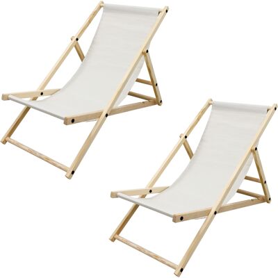 Ecd Germany 2er Set Liegestuhl Klappbar Aus Holz, 3 Liegepositionen, Beige, Bis 120kg, Gartenliege Sonnenliege Relaxliege Strandliege Liege Strandstuhl Klappstuhl, Für Den Garten, Terrasse Und Balkon Ecd Germany 2er Set Liegestuhl Klappbar Aus Holz, 3 Liegepositionen, Beige, Bis 120kg, Gartenliege Sonnenliege Relaxliege Strandliege Liege Strandstuhl Klappstuhl, Für Den Garten, Terrasse Und Balkon