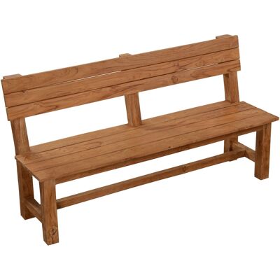 Teakholz-sitzbank Abacus Recyceltes Teak 170x54,5x89,5 Cm Gartenbank Holzbank - Inko Teakholz-sitzbank Abacus Recyceltes Teak 170x54,5x89,5 Cm Gartenbank Holzbank - Inko