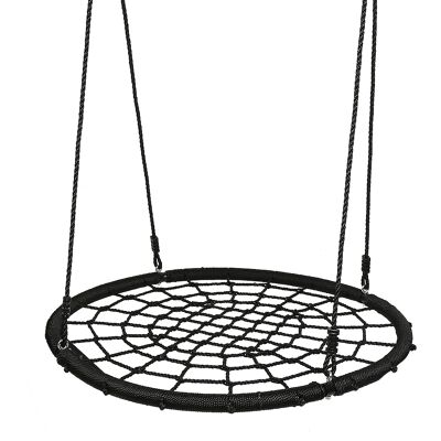 Haloyo - Nestschaukel Schaukel Rundschaukel Tellerschaukel Netzschaukel 1001001.9cm 200kg Haloyo - Nestschaukel Schaukel Rundschaukel Tellerschaukel Netzschaukel 1001001.9cm 200kg