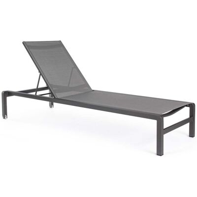 BIZZOTTO Sonnenliege "konnor" Aus Lackiertem Aluminium Mit Rädern, Ideal Für Schwimmbad Und Garten -anthrazit / 4-teiliger Bausatz BIZZOTTO Sonnenliege "konnor" Aus Lackiertem Aluminium Mit Rädern, Ideal Für Schwimmbad Und Garten -anthrazit / 4-teiliger Bausatz