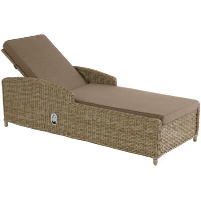 Lounge-liege Leona Rattanoptik Sonnenliege Loungeliege 3 Farben Zur Wahl Rattanoptik Natur - Inko Lounge-liege Leona Rattanoptik Sonnenliege Loungeliege 3 Farben Zur Wahl Rattanoptik Natur - Inko