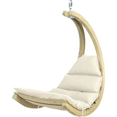 Amazonas - Schwebesessel Swing Chair Creme Hängesessel Inkl. Sitzkissen Und Schwingfeder Amazonas - Schwebesessel Swing Chair Creme Hängesessel Inkl. Sitzkissen Und Schwingfeder