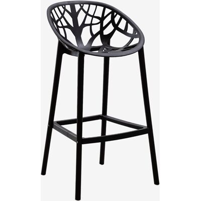Sklum - Hoher Gartenhocker Aus Polypropylen Ores Schwarz ↑65 Cm Sklum - Hoher Gartenhocker Aus Polypropylen Ores Schwarz ↑65 Cm
