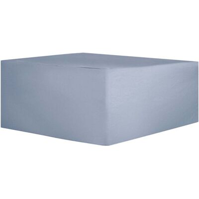 Beliani Gartenmöbelabdeckung Grau PVC Polyester 160 x 160 x 90 cm Regenschutz Beliani Gartenmöbelabdeckung Grau PVC Polyester 160 x 160 x 90 cm Regenschutz