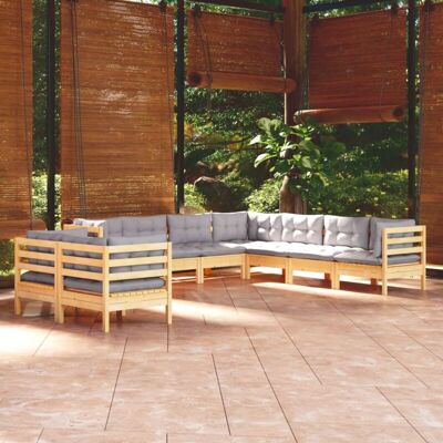 vidaXL Gartenset - Robustes Modulares Holzmöbel vidaXL Gartenset - Robustes Modulares Holzmöbel