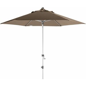 Sonnenschirm/ Kurbelschirm Expert 280 Auto Tilt 280 cm, greige, Bezug aus 100% Polyester, Gestell aus Aluminium, 7,1 kg - Doppler