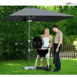 Sonnenschirm 'Grillchamp' 250 x 200 cm, schwarz, Bezug aus 100% Polyester, Gestell aus Aluminium, 7,3 kg - Doppler