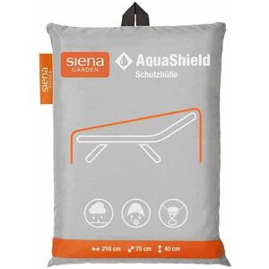 SIENA GARDEN AquaShield Liegenhülle 210x75xH40 cm hellgrau, 100% Polyester