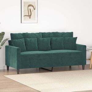 2-sitzer-sofa Dunkelgrün 140 Cm Samt Vidaxl 54254 2-sitzer-sofa Dunkelgrün 140 Cm Samt Vidaxl 54254
