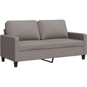 2-sitzer-sofa Taupe 140 Cm Stoff Vidaxl 2-sitzer-sofa Taupe 140 Cm Stoff Vidaxl