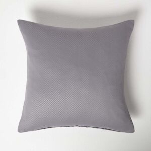 Homescapes Graue Herringbone Kissenbezug - Kissenbezug Homescapes Graue Herringbone Kissenbezug - Kissenbezug