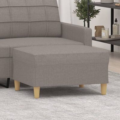 Fußhocker Taupe 70x55x41 Cm Stoff Vidaxl Fußhocker Taupe 70x55x41 Cm Stoff Vidaxl