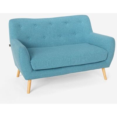 Le Roi Du Relax Irvine Blau Sofa - 2-Sitzer Skandinavischer Stil Le Roi Du Relax Irvine Blau Sofa - 2-Sitzer Skandinavischer Stil