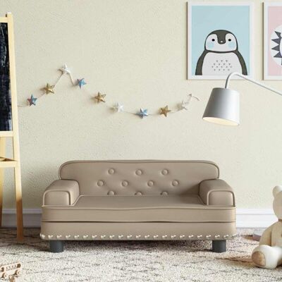MAISONCHIC Kinder-Sofa Cappuccino - Moderner Mini-Sitz MAISONCHIC Kinder-Sofa Cappuccino - Moderner Mini-Sitz