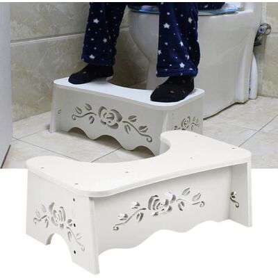 OEM Toilettenhocker – 18 Cm – Weiß – Maximale Belastung 181 Kg – Mitteldichte Faserplatte OEM Toilettenhocker – 18 Cm – Weiß – Maximale Belastung 181 Kg – Mitteldichte Faserplatte