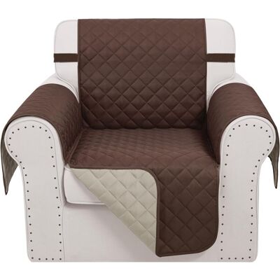 XISRENS Wendbarer Sofabezug Für Haustiere, Lazy Boy Möbelschutz (23'' Sessel, Schokolade/beige) XISRENS Wendbarer Sofabezug Für Haustiere, Lazy Boy Möbelschutz (23'' Sessel, Schokolade/beige)