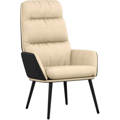 Relaxsessel Creme Stoff Vidaxl Relaxsessel Creme Stoff Vidaxl