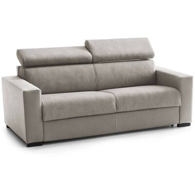 Talamo Italia Festes Sofa Susanna, 3-sitzer-sofa, 100% Made In Italy, Sofa-wohnzimmer, Aus Gepolstertem Stoff, Mit Verstellbaren Kopfstützen Und Schlanken Armlehnen, Cm 220x95h85, Turteltaube Talamo Italia Festes Sofa Susanna, 3-sitzer-sofa, 100% Made In Italy, Sofa-wohnzimmer, Aus Gepolstertem Stoff, Mit Verstellbaren Kopfstützen Und Schlanken Armlehnen, Cm 220x95h85, Turteltaube