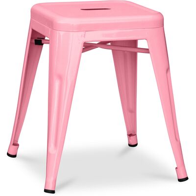 PRIVATEFLOOR Industriedesign Hocker - 45cm - Neue Edition - Stylix Pink PRIVATEFLOOR Industriedesign Hocker - 45cm - Neue Edition - Stylix Pink