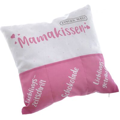 SPETEBO Kissen Mama Mit 3 Taschen - Ca. 40x40 Cm - Mutter Kissen Deko Couch & Sofa Kissen Für Mütter - Zierkissen Kuschekissen Geschnkidee SPETEBO Kissen Mama Mit 3 Taschen - Ca. 40x40 Cm - Mutter Kissen Deko Couch & Sofa Kissen Für Mütter - Zierkissen Kuschekissen Geschnkidee