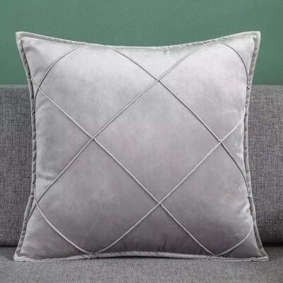 Minkurow Hochwertiges Samt-kissenbezug-set, Einfach, Weich, Dekorativer Kissenbezug Für Sofa (45 X 45 Cm (1 Grau)) Minkurow Hochwertiges Samt-kissenbezug-set, Einfach, Weich, Dekorativer Kissenbezug Für Sofa (45 X 45 Cm (1 Grau))