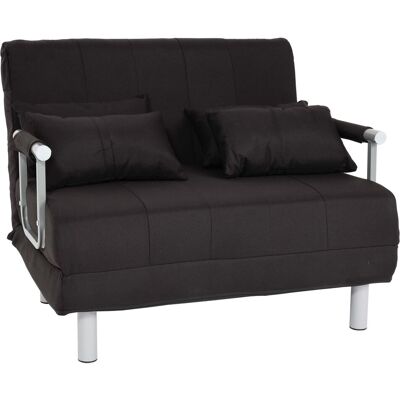 Schlafsessel Hhg 631, Klappsessel Schlafsofa Gästebett Relaxsessel, Liegefläche 186x97cm Stoff (270g/m²) Schwarz Schlafsessel Hhg 631, Klappsessel Schlafsofa Gästebett Relaxsessel, Liegefläche 186x97cm Stoff (270g/m²) Schwarz
