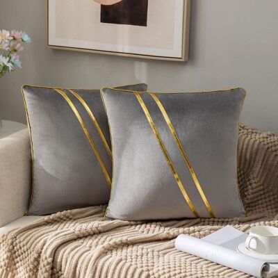 Minkurow Kissenbezug Dekokissenbezug Dekokissen Modern Neutral Gemütlich Sofakissen Mit Verdecktem Reißverschluss Für Sofa Couch Schlafzimmer Wohnzimmer Dekoration Dunkelgrau 45x45cm 2er Set Minkurow Kissenbezug Dekokissenbezug Dekokissen Modern Neutral Gemütlich Sofakissen Mit Verdecktem Reißverschluss Für Sofa Couch Schlafzimmer Wohnzimmer Dekoration Dunkelgrau 45x45cm 2er Set