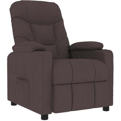 Massagesessel Dunkelbraun Stoff Vidaxl Massagesessel Dunkelbraun Stoff Vidaxl