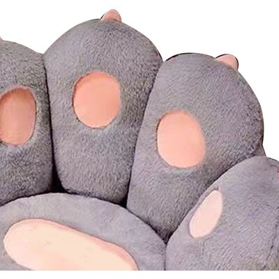 JUTE Niedlicher, Fingerförmiger Stuhl Im Instagram-stil, Kleines Sofa Fürs Studentenwohnheim, Kissen In Form Einer Fünfzehigen Katzenpfote, Bequemes Tatami-kissen Fürs Erkerfenster, Grau JUTE Niedlicher, Fingerförmiger Stuhl Im Instagram-stil, Kleines Sofa Fürs Studentenwohnheim, Kissen In Form Einer Fünfzehigen Katzenpfote, Bequemes Tatami-kissen Fürs Erkerfenster, Grau