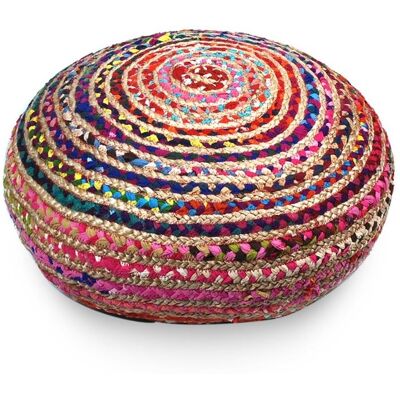 Signes Grimalt Baumwolle Jute Pouf - Gemütliche Innen-/Außen-Dekoration Signes Grimalt Baumwolle Jute Pouf - Gemütliche Innen-/Außen-Dekoration