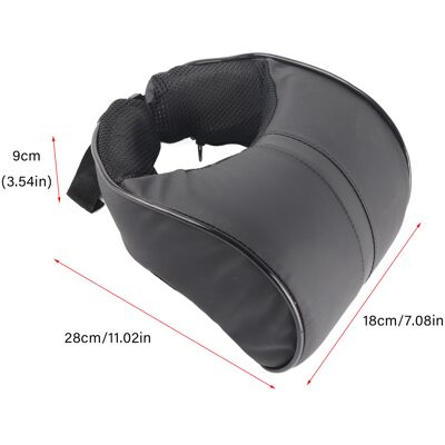 HEAT Auto-reisekissen Aus Pu-leder, Memory-schaum, Kopfstütze, Nackenstütze, Sitzkissen, Kopfbezug, Ergonomisches Kissen HEAT Auto-reisekissen Aus Pu-leder, Memory-schaum, Kopfstütze, Nackenstütze, Sitzkissen, Kopfbezug, Ergonomisches Kissen