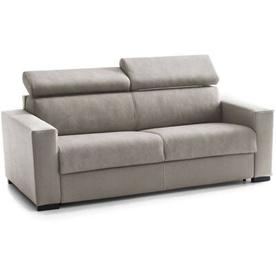 Festes Sofa Leila, 2-sitzer-sofa, 100% Made In Italy, Sofa-wohnzimmer, Aus Gepolstertem Stoff, Mit Verstellbaren Kopfstützen Und Serienmäßigen Armlehnen, Cm 180x95h85, Turteltaube - Talamo Italia Festes Sofa Leila, 2-sitzer-sofa, 100% Made In Italy, Sofa-wohnzimmer, Aus Gepolstertem Stoff, Mit Verstellbaren Kopfstützen Und Serienmäßigen Armlehnen, Cm 180x95h85, Turteltaube - Talamo Italia