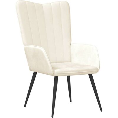 Relaxsessel Cremeweiß Samt Vidaxl Relaxsessel Cremeweiß Samt Vidaxl