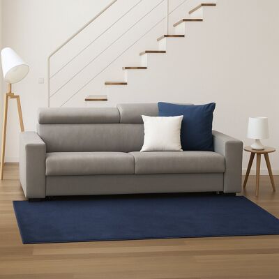 Talamo Italia Schlafsofa Aiko, 3-sitzer-sofa, 100% Made In Italy, Wohnzimmersofa Mit Drehbarer Öffnung, Mit Verstellbaren Kopfstützen Und Serienmäßigen Armlehnen, Cm 220x95h85, Turteltaube Talamo Italia Schlafsofa Aiko, 3-sitzer-sofa, 100% Made In Italy, Wohnzimmersofa Mit Drehbarer Öffnung, Mit Verstellbaren Kopfstützen Und Serienmäßigen Armlehnen, Cm 220x95h85, Turteltaube